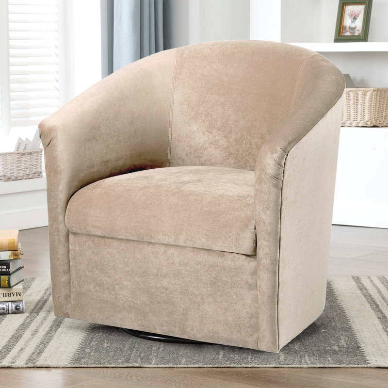 Chaise pivotante Eden Sand, Beige