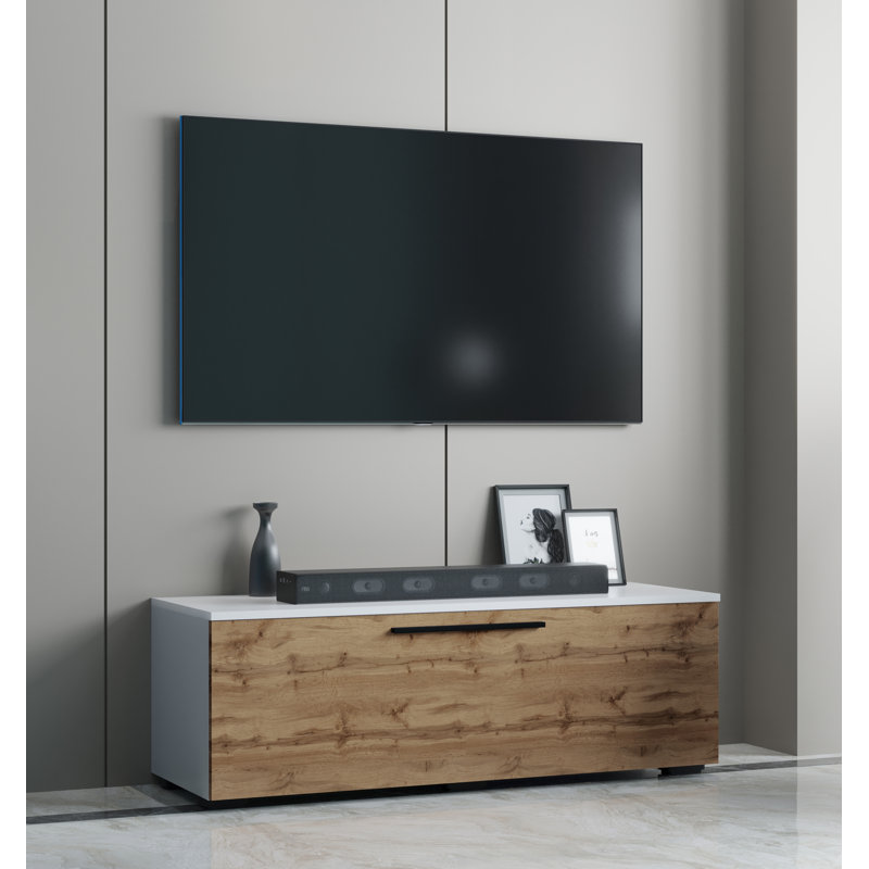 Scrope Unfinished Entertainment Centre for TVs up to 55", Light brown