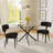 Round Glass Dining Table Sets-712364897