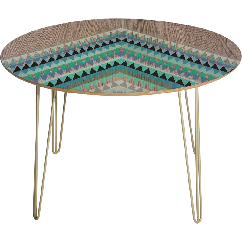 Round Metal Base Dining Table