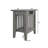 Jarrah Solid Wood End Table and Built-In Outlets-413790815-413790816