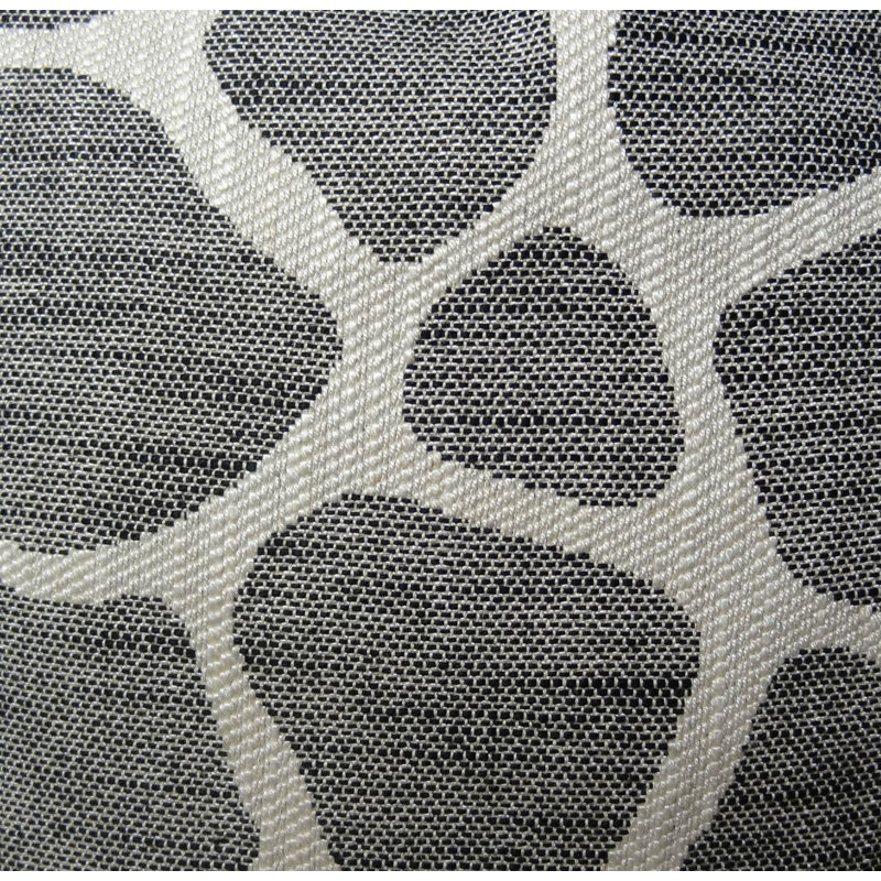 Coussin Rocky Way, 20 po x 36 po, Gris / blanc