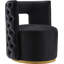 Fauteuil d'appoint pivotant en velours Demetric-92297921