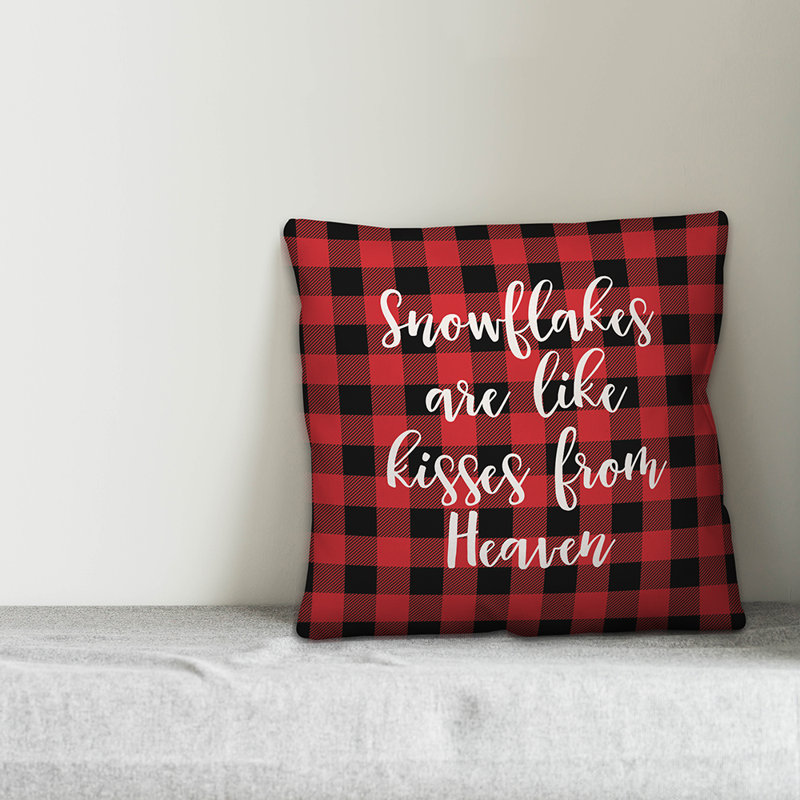  Coussin Snowflakes are Like Kisses From Heaven in Buffalo, Coussin décoratif