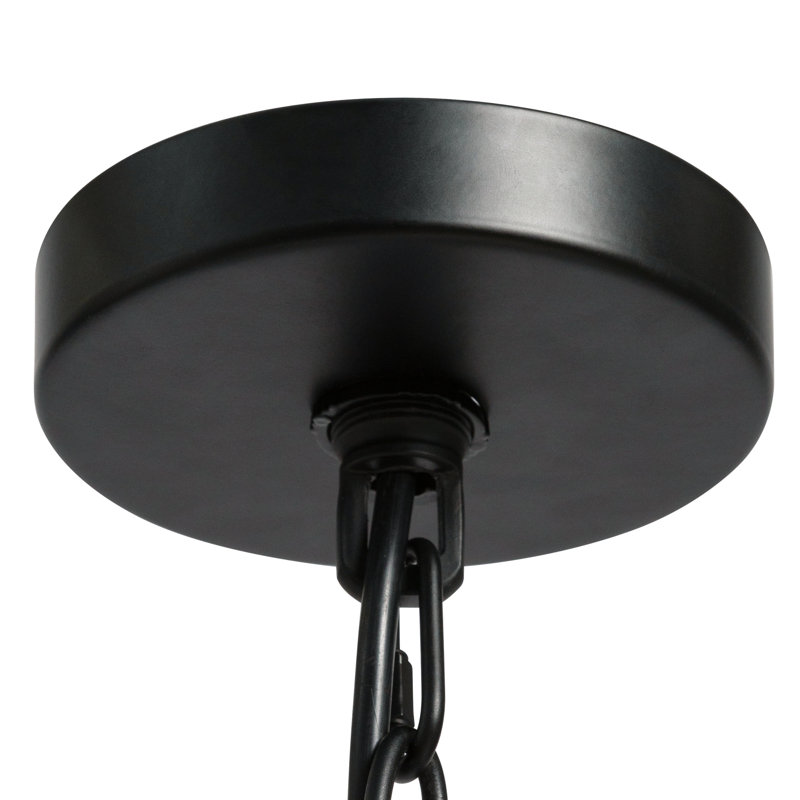 Luminaire suspendu en rotin à 1 lumière de l 13,8 po Aziz