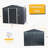8Ft X 6Ft Outdoor Metal Storage Shed With Floor Base-121491832-121491835