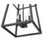 Luminaire suspendu 4 lumières Tellsa - Noir mat-423260861