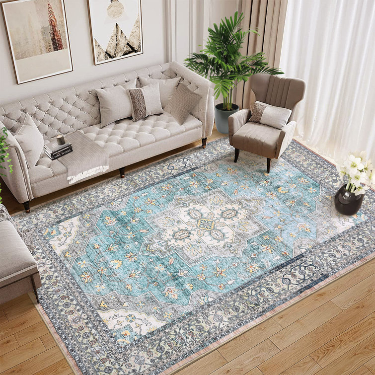 Washable Oriental Indoor Rug