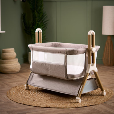 Cloud Bedside Crib - Nutmeg