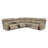 Next-Gen DuraPella 6-Piece Power Reclining Sectional-1089959709