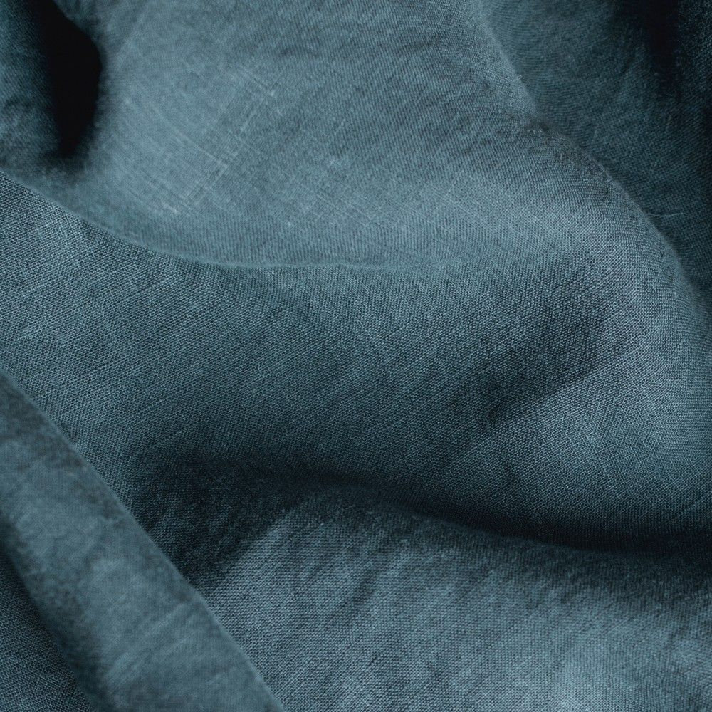 100% French Linen Sheet Set, Baltic, Twin Sheet Set with 1 Pillowcase