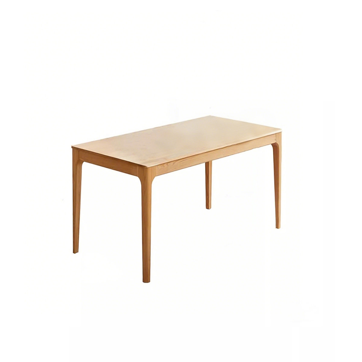 Corrigan Studio Minimalist Solid Wood Dining Table for Compact Spaces ...