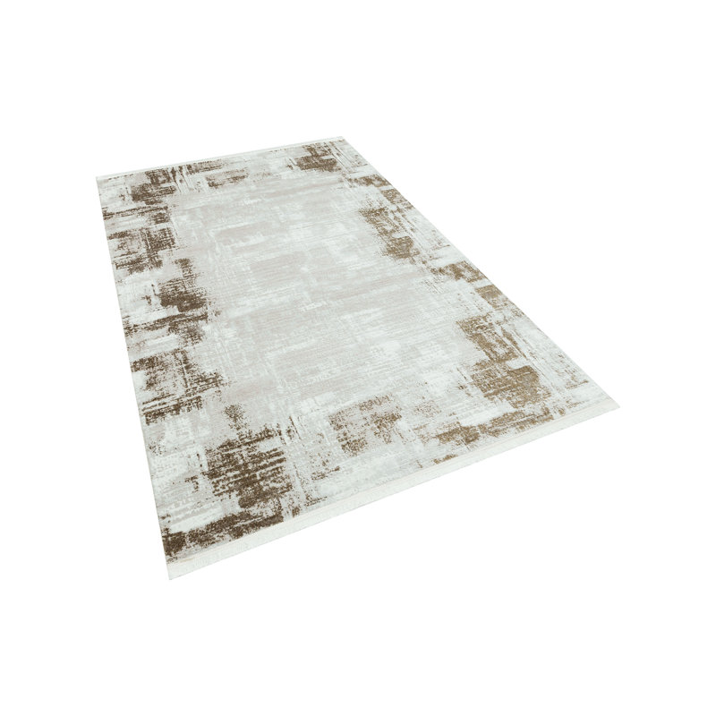 Dayon Abstract Machine Made Indoor / Outdoor Area Rug, Rectangle 5'3" x 7'7"
