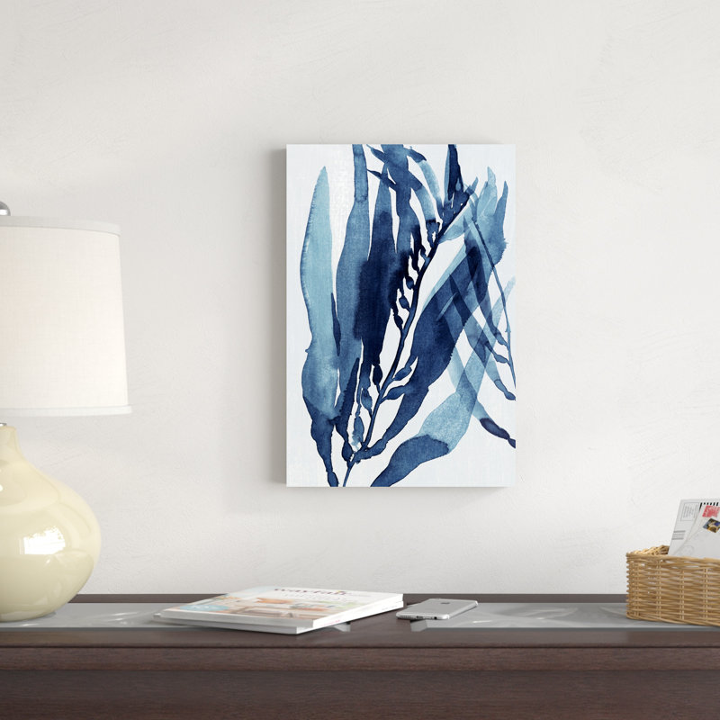 Blue Drift II, H 18 po x l 12 po, Non, Imprimé avec cadre noir
