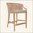 Handcrafted Rattan Counter Stool 25" H