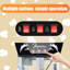Machine à maïs soufflé commerciale avec bouilloire 12 oz et verre trempé-125431001