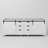 Marsyas 84 in W x 22 in D Double Bath Vanity-353675777