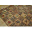Antique American Hooked Rug America Geometric Knotted