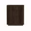 Table de chevet brune