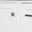 Ensemble de meuble-lavabo moderne avec ensemble lavabo 30 po, meuble-lavabo moderne avec porte à fermeture douce et 3 tiroirs, structure en bois massif (blanc)-123984047