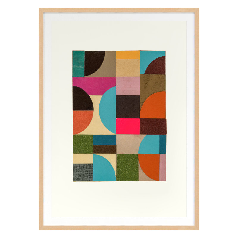 The Blue Quarter Print by Burgess, Andy, Maple Single Picture Framed, 36'' H x 26'' W