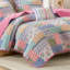 Ensemble de courtepointe 4 pièces, 4 pièces, rose-125981502