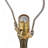 D15x29" Table Lamp With Glass Drum
