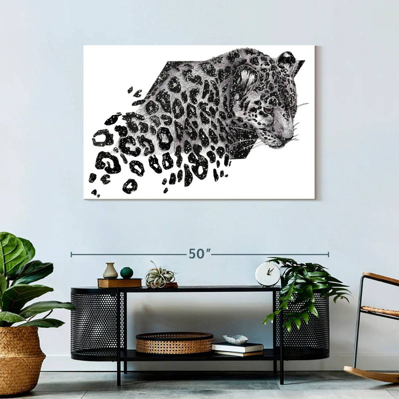 Brampt Cosmic Leopard, 30" H x 45" W