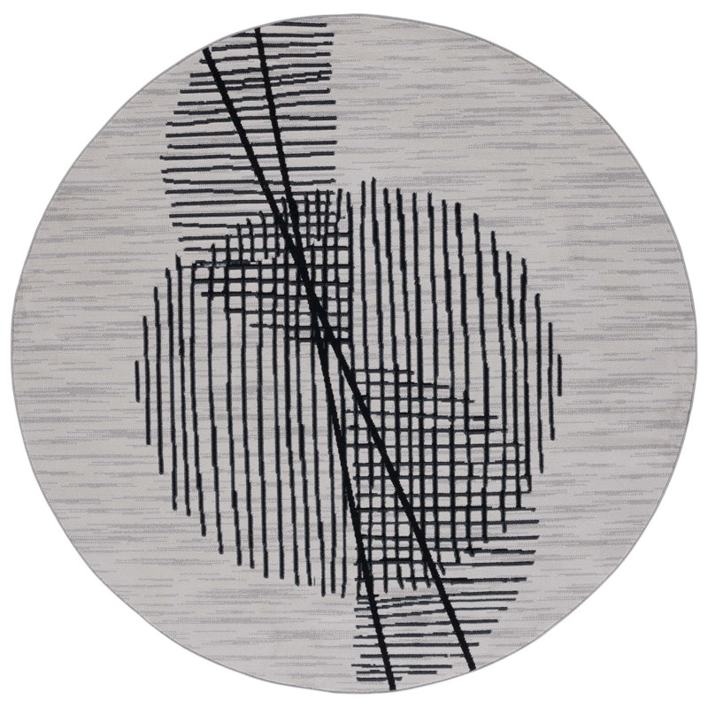 Odyssey Performance Abstract Rug, Round 6'7"