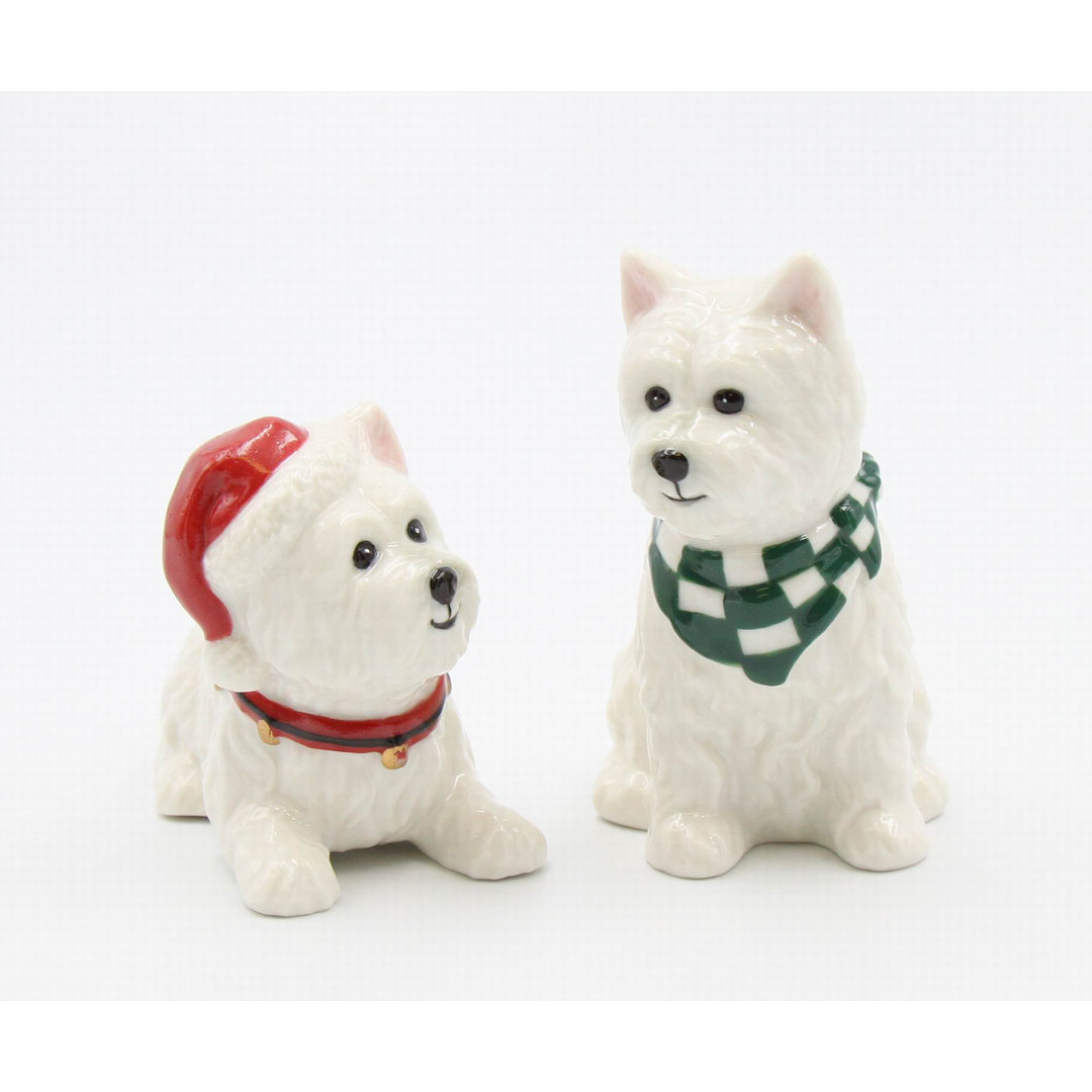 Cosmos Gifts West Terriers Christmas Salt & Pepper Shaker Set Cosmos Gifts