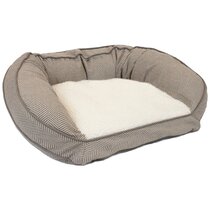 SnooZZy Chevron Chenille Bumper Dog Bed