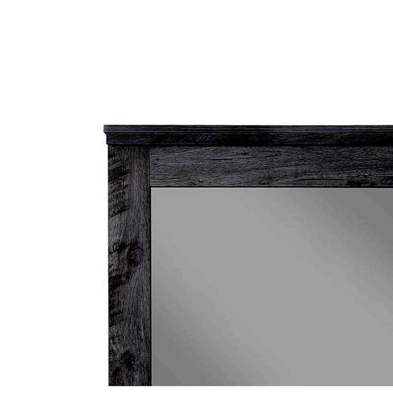 Vidalia Rustic Gray Oak Finish Mirror