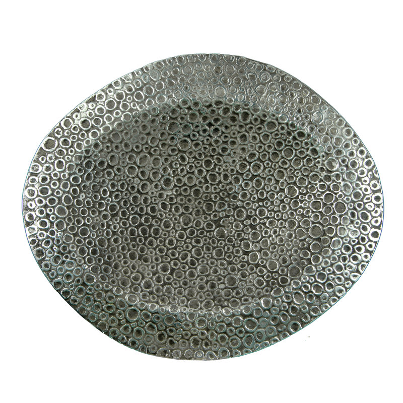 Assiette décorative ovale