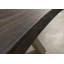 Solid Wood Top Metal Base Dining Table-64126010-64126011-64126013