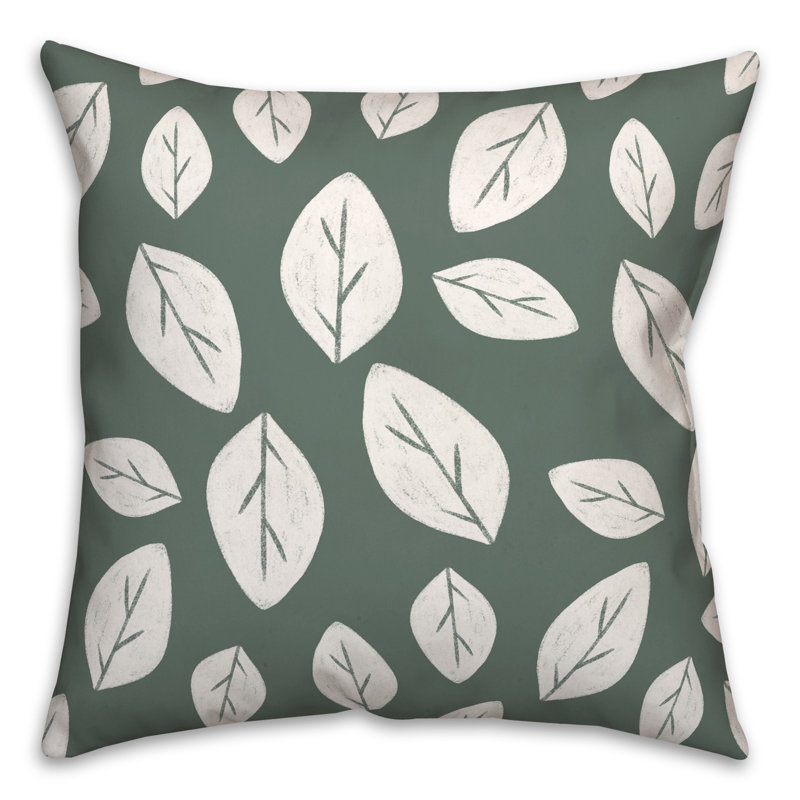  Leaf Sage Square Pillow Cover & Insert