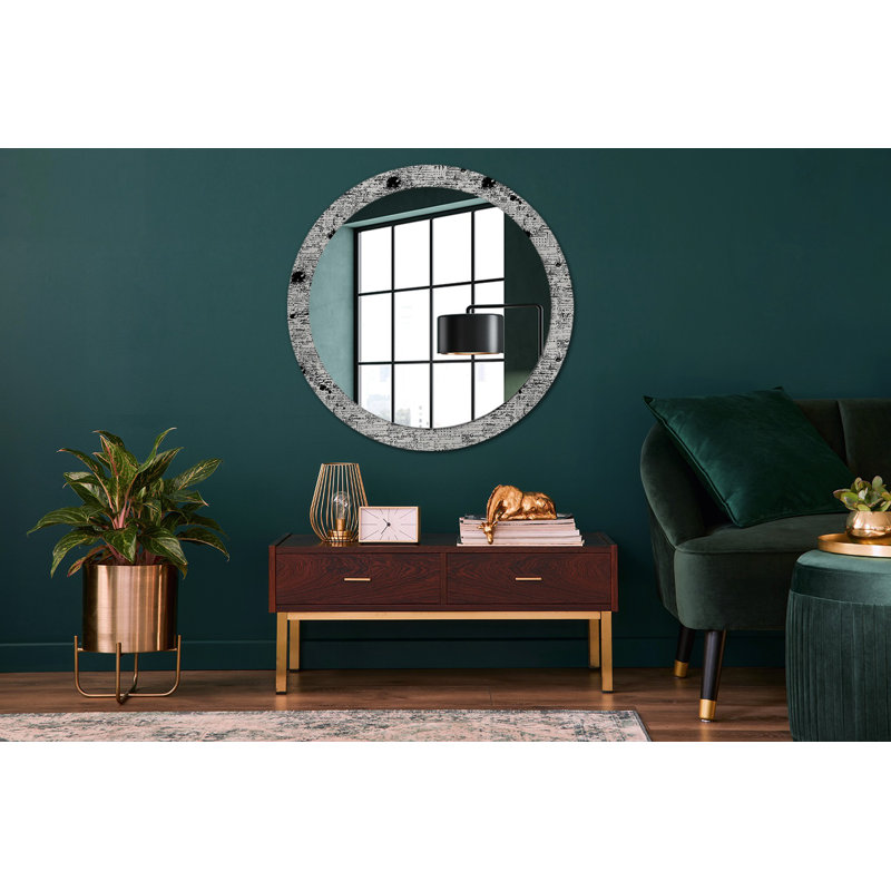 Huldar Glass Flat Wall Mirror