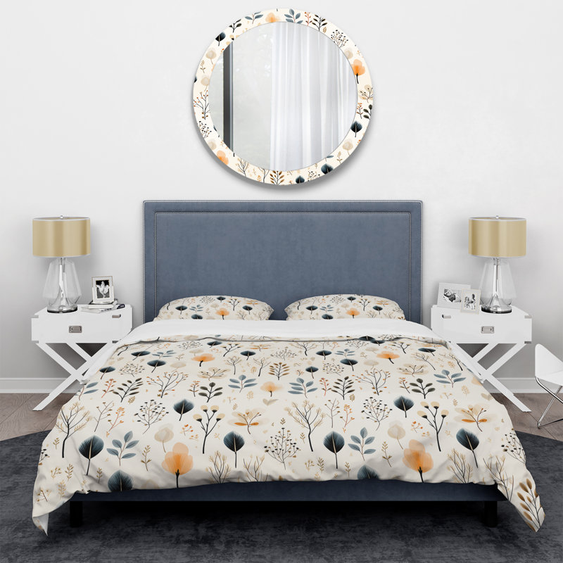Literie Minimalist Nature II, Housse de couette simple + 1 taie décorative stan