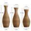 Eibhinn 3 Piece Set Retro Handmade Rattan Floor Vase, Tall Large Flower Vase, Multicolor Finish-1694450605