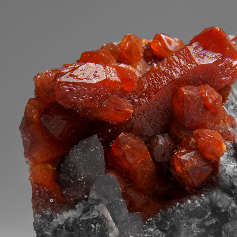 Red Quartz Hematite Crystal Cluster From Morocco (1.6 Lbs)