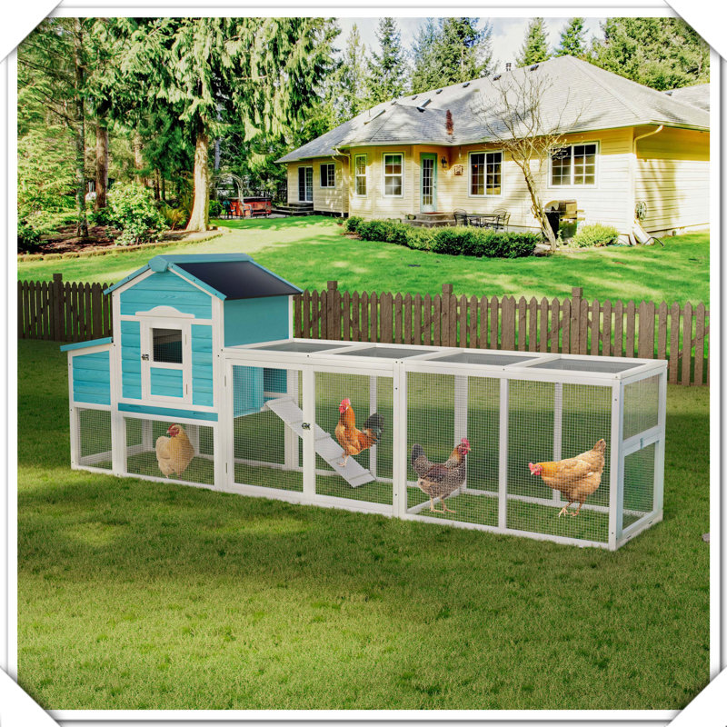 Cage à poules en bois