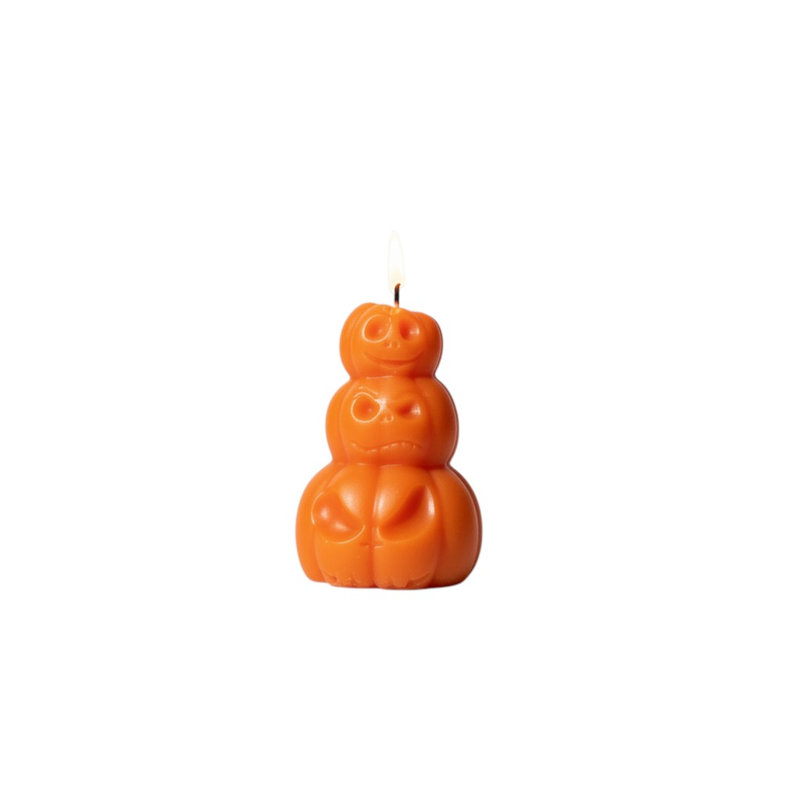 Bougie de cire 3 po orange