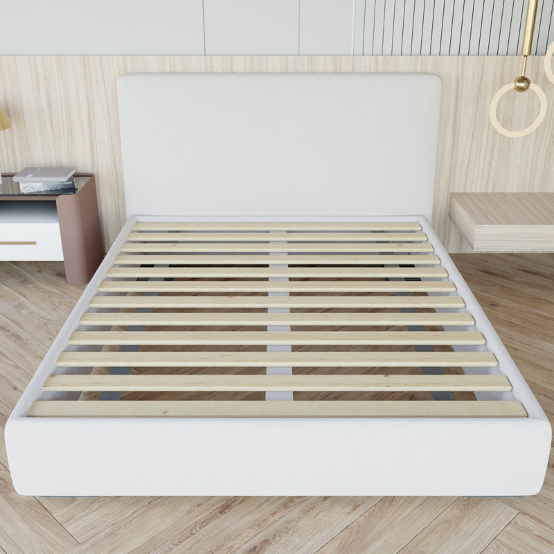 Knightdale 0.68" Extra Heavy Duty Horizontal Mattress Support Wooden Bunkie Board/Slats, Queen