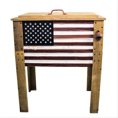Backyard Expressions 57 Quarts Serving Station / Cart Cooler