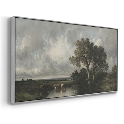 Série paysage-DC III- Toile tendue avec châssis encadré - Prêt à être accroché