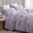 Coma Inducer Sweater Weather Snowy Purple Oversized Comforter Set-94817848