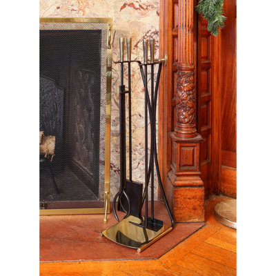 Haseeb Iron Fireplace Tool Set