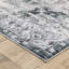 Tapis oriental antidérapant bleu / ivoire Soloman-1611399269