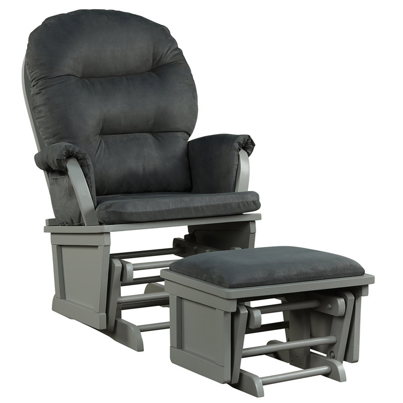 Chaise berçante Abdifatah, Gris foncé