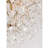 Dalia Brushed Silver-ish Champagne 5-Light Larger Crystal Flush Mount