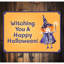 Signe en aluminium «Witching You A Happy Halloween»-58196565